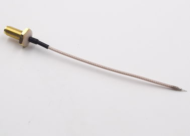 Chine Femelle imperméable du câble équipé de rf SMA avec le câble de RG 178 pour le véhicule RoHs fournisseur