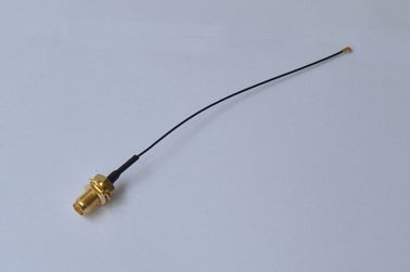 Chine Prise noire du câble équipé de rf UFL au câble femelle de SMA rf 0,81 fournisseur