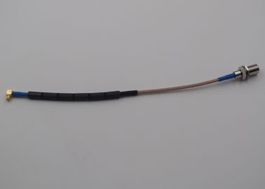 Chine La femelle de 75 OHMS F MCX au câble équipé du mâle rf avec RG-179 conjuguent câble de bouclier fournisseur