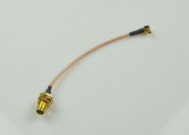 Chine Femelle de SMA MMCX au câble à angle droit masculin du câble équipé de rf RG 178 fournisseur